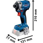 BOSCH Kombinovaná súprava GDR 18V-215 + GSR 185-LI + 2× 2,0 AH + GAL 18V-20 + kufor (0.601.9N2.023)
