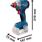 BOSCH Kombinovaná súprava GDX 18V-285 + GSB 185-LI + 2× 2,0 AH + GAL 18V-20 + kufor (0.601.9N2.124)