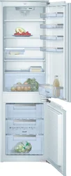 BOSCH kombiovaná chladnička KIV34A41IE, 204/72 l, A, AntiBacteria, vestavná