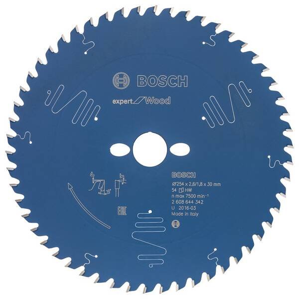 BOSCH Pílový kotúč EX WO T 254x30-54 (2.608.644.342)