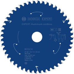 BOSCH Pilový kotúč EXPERT Hliníkový akumulátorový pre kotúčovú pílu, 140 × 1,8/1,3 × 20 mm, T48 (2.608.902.117)