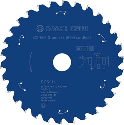 BOSCH Pilový kotúč EXPERT z nehrdzavejúcej ocele, akumulátorový, 140 × 1,5/1,2 × 20 mm, T30 (2.608.902.133)