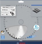 BOSCH pílový kotúč PRO Steel akumulátorový, 203 × 1,8 × 25,4 mm (2.608.846.859)