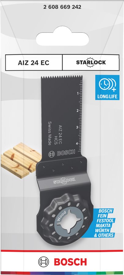 BOSCH Pilový list na dřevo AIZ 24 EC, Starlock, 24 – 50 mm (2.608.669.242)