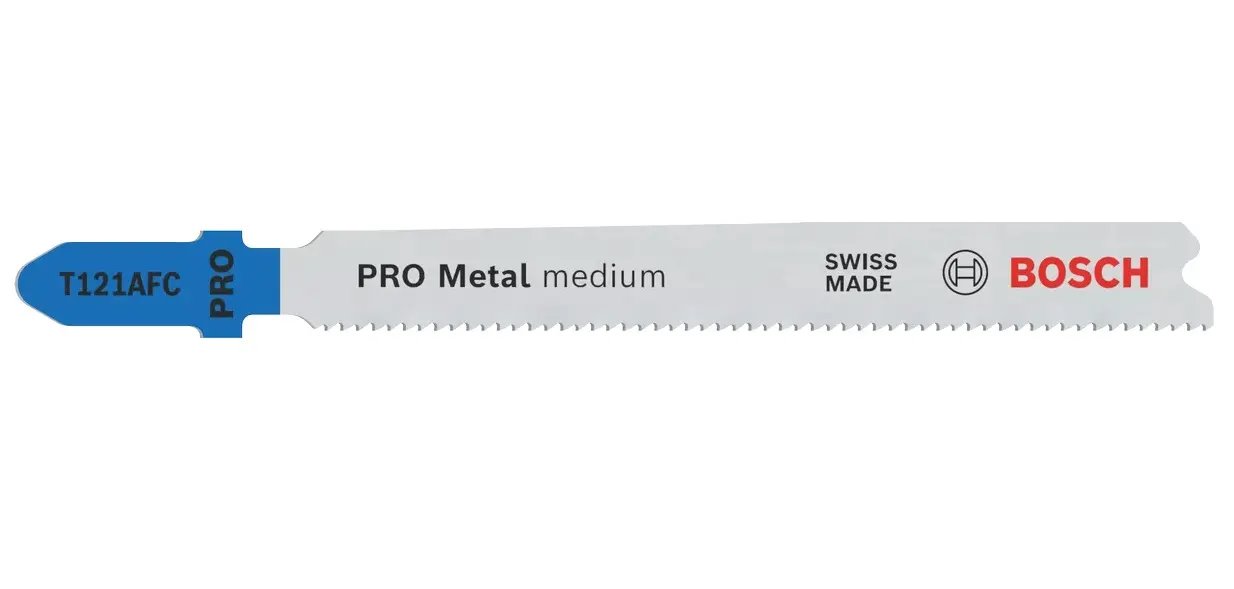 BOSCH Pílový list PRO Metal medium T121AFC pre priamočiare píly, 92 mm, 5 ks