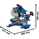 BOSCH PRO GCM 340-305 D Kapovací a pokosová pila (0.601.B60.000)