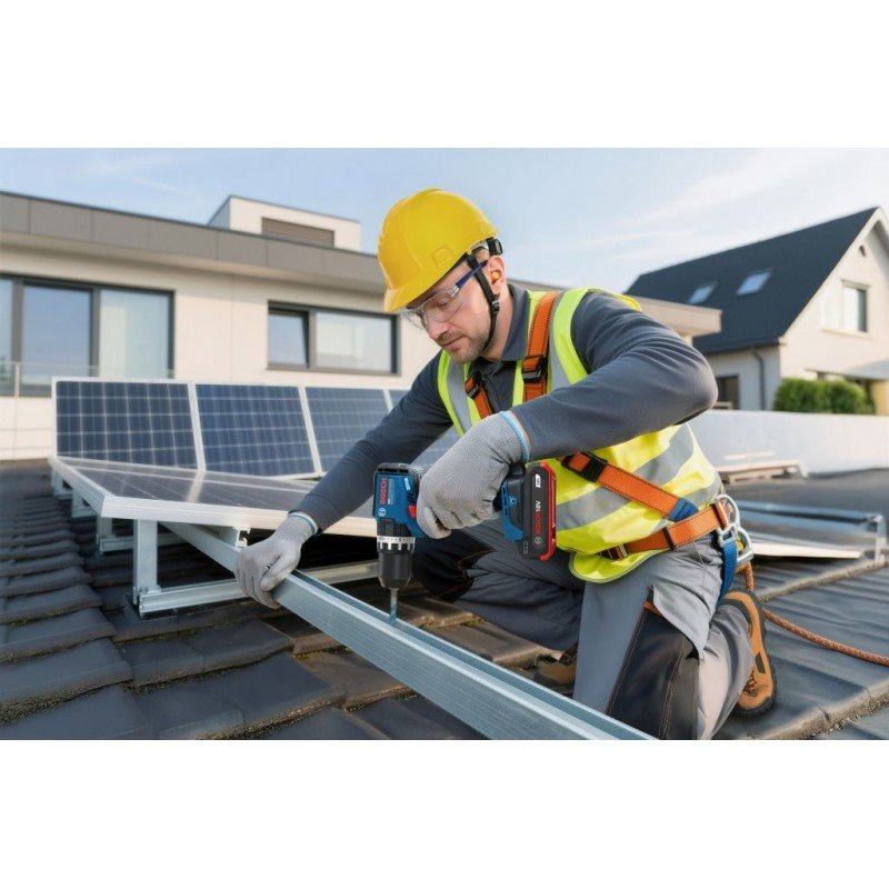 BOSCH PRO GSB18V-52 + L-case Akumulátorový příklepový vrtací šroubovák (0.601.9S0.122)