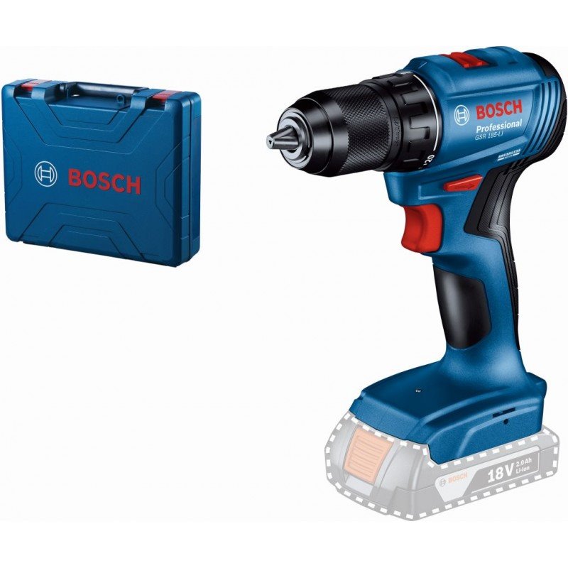 BOSCH PRO GSR 185-LI Akumulátorová vŕtačka so skrutkovačom (0.601.9K3.006)