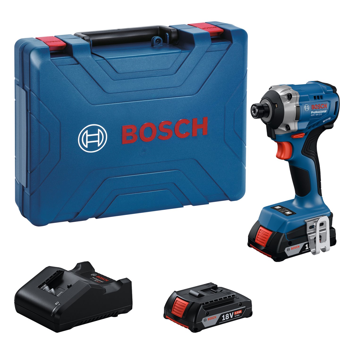 BOSCH rázový uťahovák AKU sada GDR 18V-215 (0.601.9N2.022)