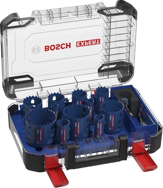 BOSCH Sada dierovačov EXPERT Multi Material Power Change Plus, 20; 22; 25; 32; 35; 40; 44; 51; 60; 68; 76 × 60 mm, 14 ks (2.608.901.9