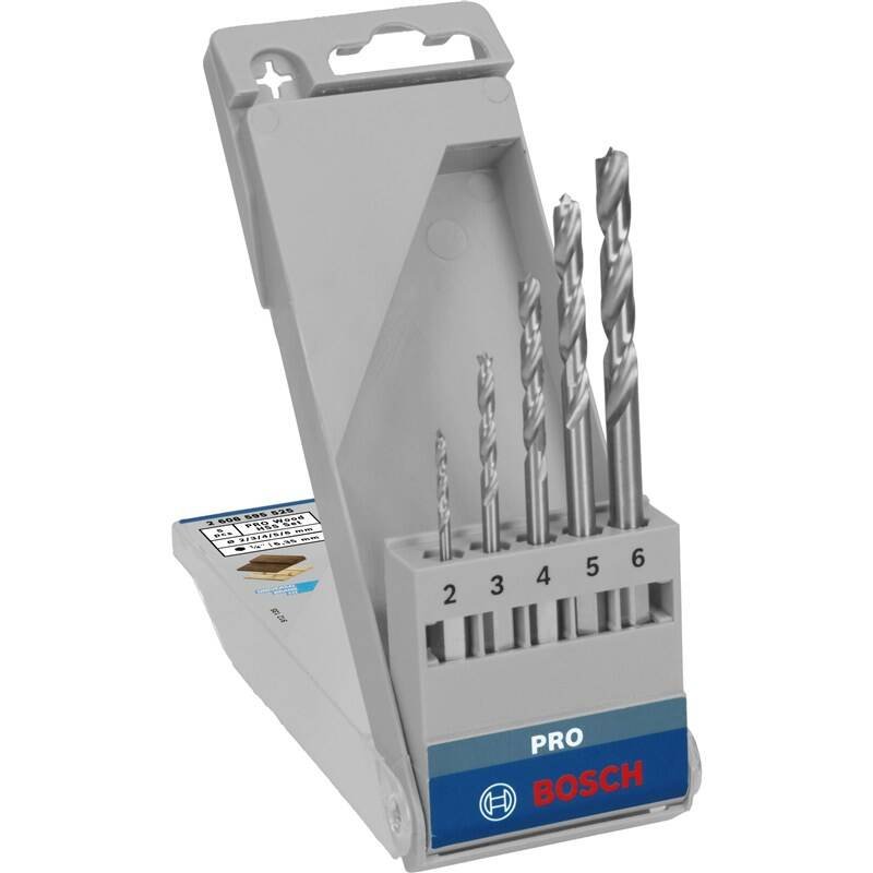 BOSCH Sada vrtáků do dřeva PRO Wood HSS, 5 ks (2.608.595.525)