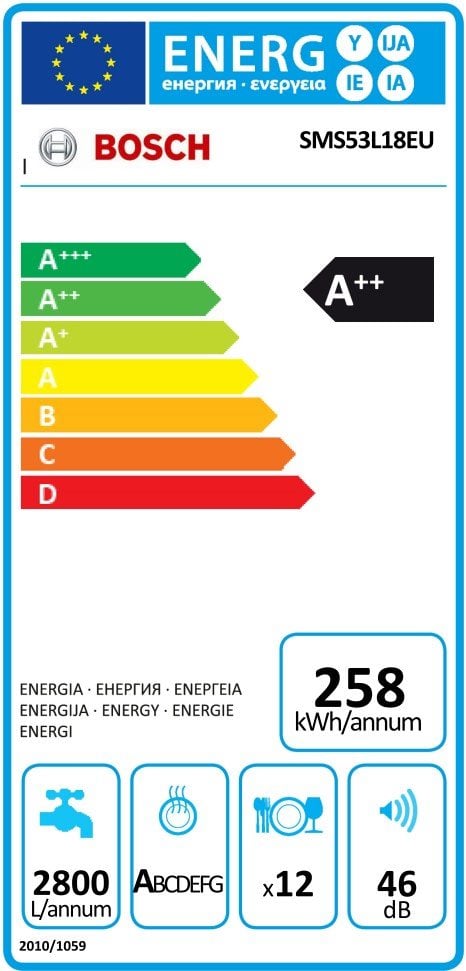 Bosch sms 53 l 18 eu