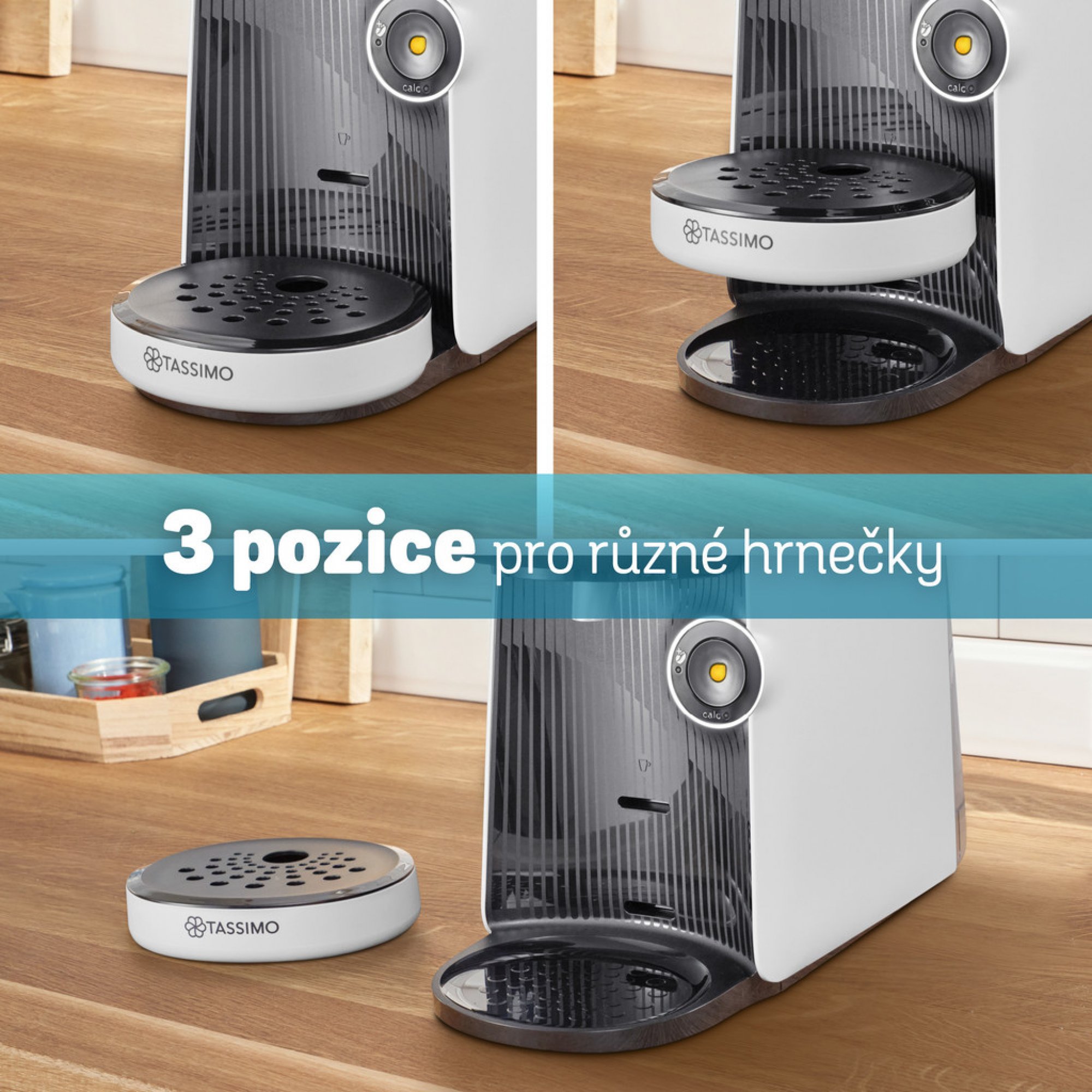 Bosch Tassimo Finesse TAS16B4 Kávovar na kapsle, šedá-bílá