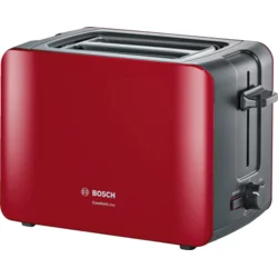 Bosch TAT6A114 Kompaktní toaster, ComfortLine, Červená - Toustovače