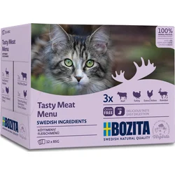 Bozita Cat kousky masa v omáčce, kapsička (12 pack) 12x 85g