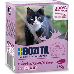 Bozita Cat kousky v omáčce s krevetami, tetrapak kapsička 370 g