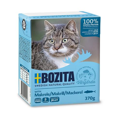 Bozita Cat kousky v želé s makrelou, tetrapak kapsička 370 g