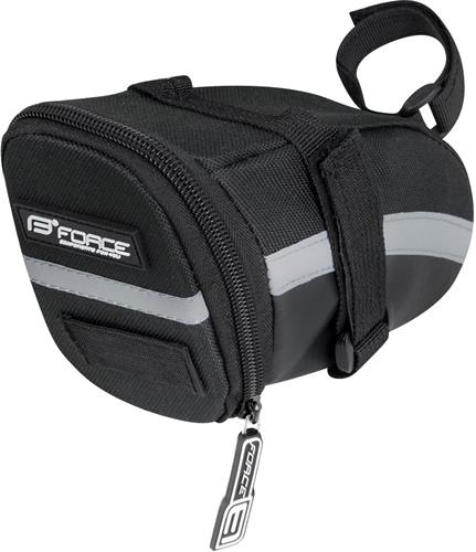 brašňa pod sedlo FORCE Mid suchý zips - čierna 896110