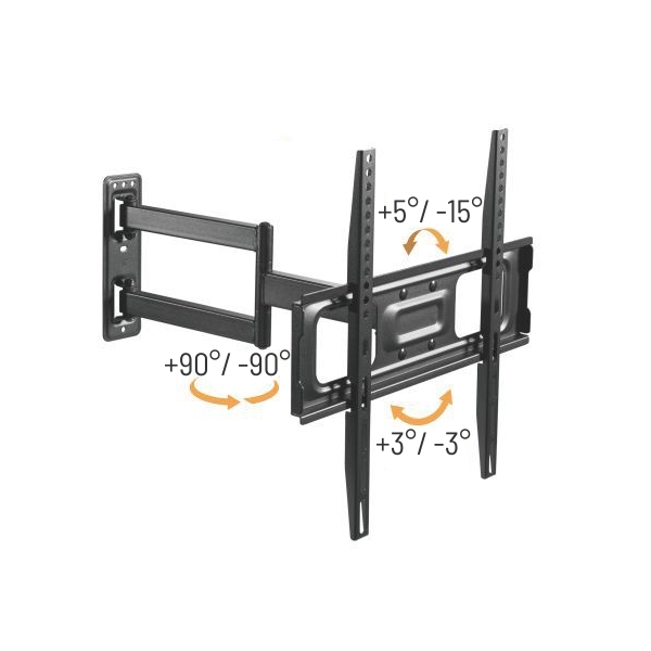 Brateck Výsuvný držiak LPA69-443 pre TV 32"-55" 35kg nastaviteľný držiak na stenu