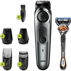 Braun BT 7220 Metallic Grey BT7220 BONUS! Swarovski náramek jako dárek !! - Zastřihovače vlasů, vousů, chloupků