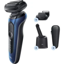 Braun Series 6 7500cc Blue BONUS! Swarovski náramek jako dárek !! - Holicí strojky