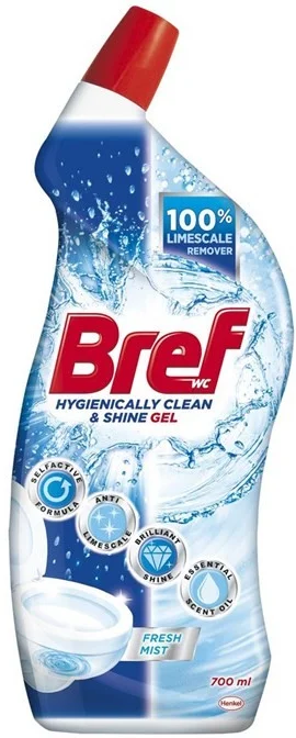 Bref čistiaci prostriedok na WC Hygiene Gel Fresh 700ml