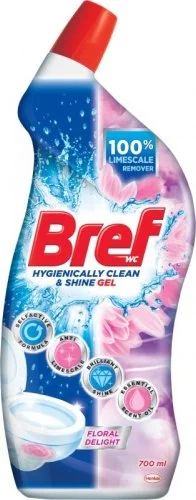 Bref čistič WC Hygiene Gel Floral 700ml