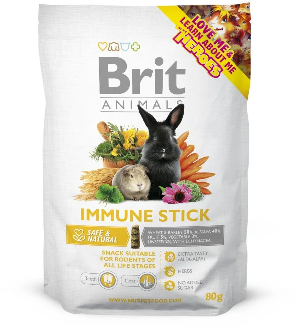 Brit Animals IMMUNE STICK for RODENTS 80g