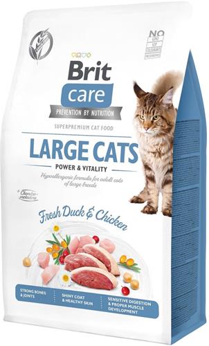 Brit Care Cat Grain-Free Large cats Power & Vitality, 0,4kg granule pro kočky