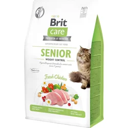 Brit Care Cat Grain-Free Senior Weight Control, 0,4kg granule pre mačky