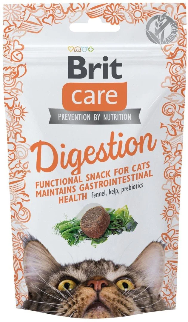 Brit Care Cat Snack Digestion 50g pochúťky pre mačky