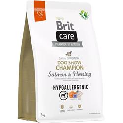 Brit Care Dog Hypoallergenic Dog Show Champion, 3kg granule pro psy