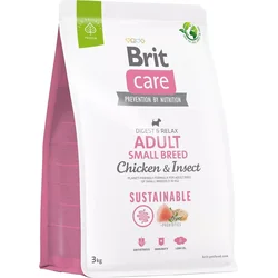 Brit Care Dog Sustainable Adult Small Breed, 3kg granule pro psy