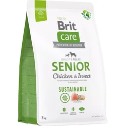 Brit Care Dog Sustainable Senior, 3kg granule pro psy