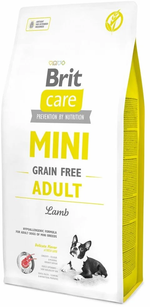 Brit Care Mini Grain Free Adult Lamb 7kg granule pro psy