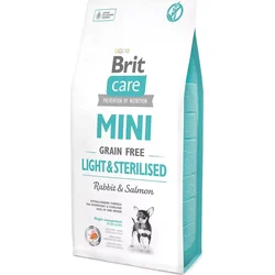 Brit Care Mini Grain Free Light & Sterilised 7kg granule pro psy