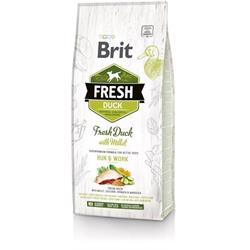 Brit Fresh Duck with Millet Active Run & Work 12kg granule pro psy