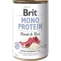 BRIT Mono Protein Lamb & Rice, konzerva pro psy, 400g