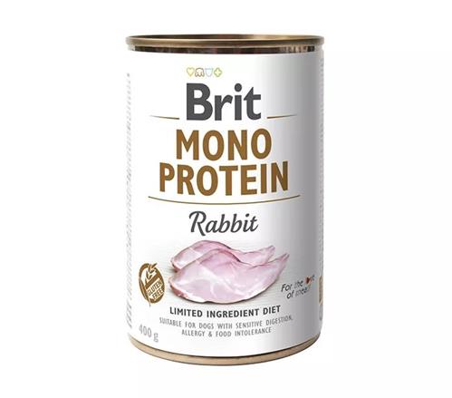 BRIT Mono Protein Rabbit, konzerva pro psy, 400g