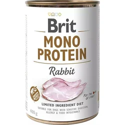 BRIT Mono Protein Rabbit, konzerva pro psy, 400g