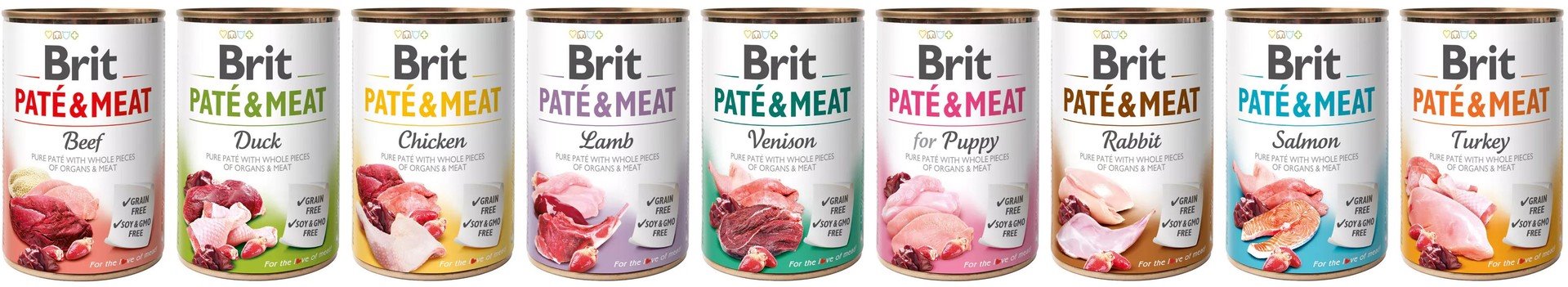 Brit Paté & Meat Turkey 400g konzerva pro psy
