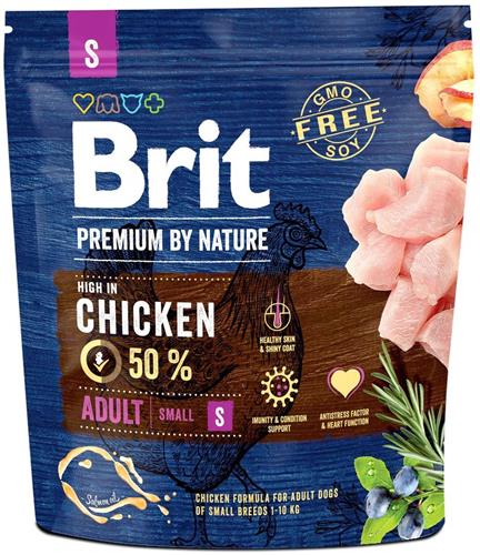 Brit Premium by Nature Adult S 1kg granule pro psy
