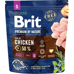 Brit Premium by Nature Adult S 1kg granule pro psy