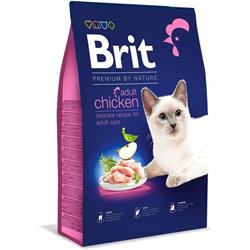 Brit Premium by Nature Cat. Adult Chicken, 8kg granule pro kočky