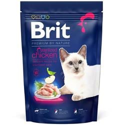 Brit Premium by Nature Cat. Sterilized Chicken, 1,5kg granule pro kočky