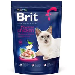 Brit Premium by Nature Cat. Sterilized Chicken, 800g granule pro kočky