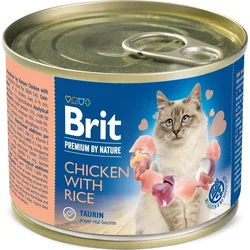 Brit Premium by Nature Chicken with Rice 200g konzervy pro kočky