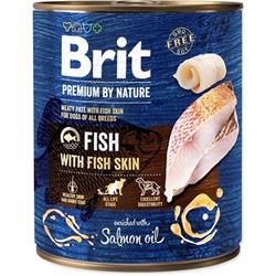 Brit Premium by Nature Fish with Fish Skin 800g konzerva pro psy