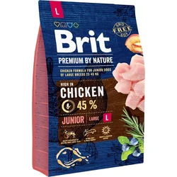 Brit Premium by Nature Junior L 3kg granule pro štěňata