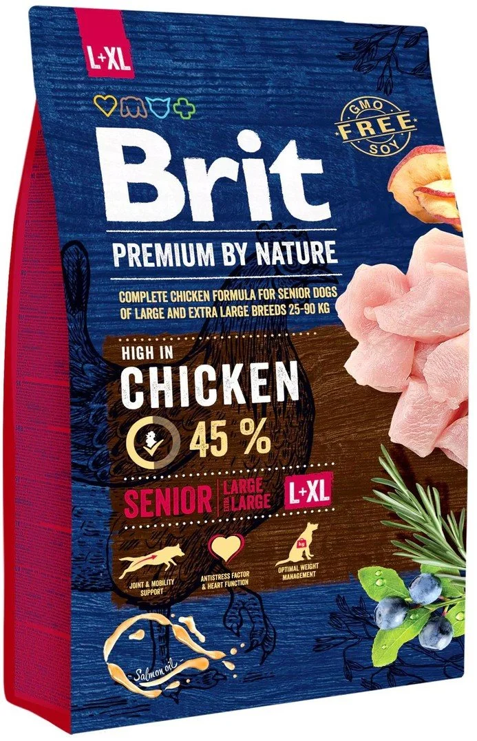 Brit Premium by Nature Senior L+XL 3kg granule pro psy